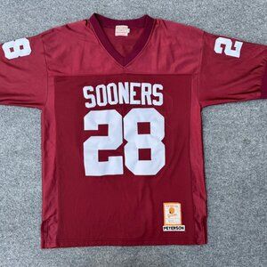Rare VTG ADRIAN PETERSON Oklahoma Sooners Gridiron Greats Football Jersey Sz 48